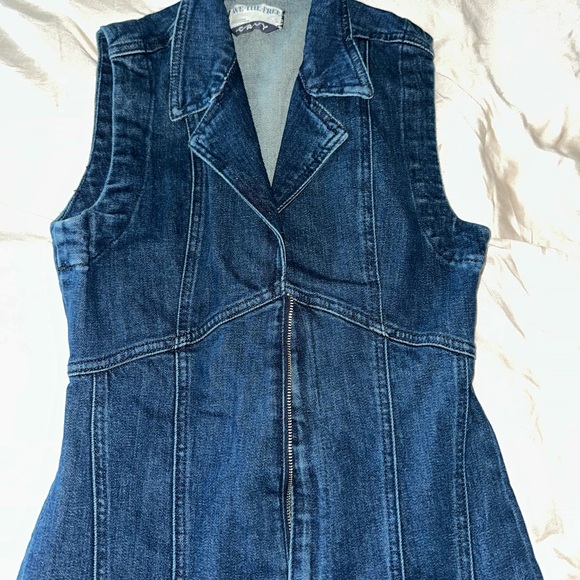 We The Free Pants - We The Free Denim Sleeveless Jumpsuit